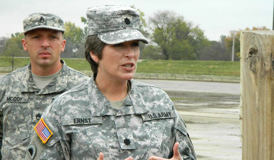 Senator-Soldier: A Day After Winning, Ernst is Back in Fatigues